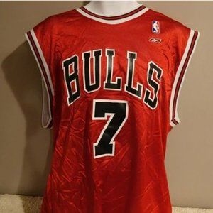 NBA Reebok Chicago Bulls Ben Gordon Red Tank Jersey Size L New with tags